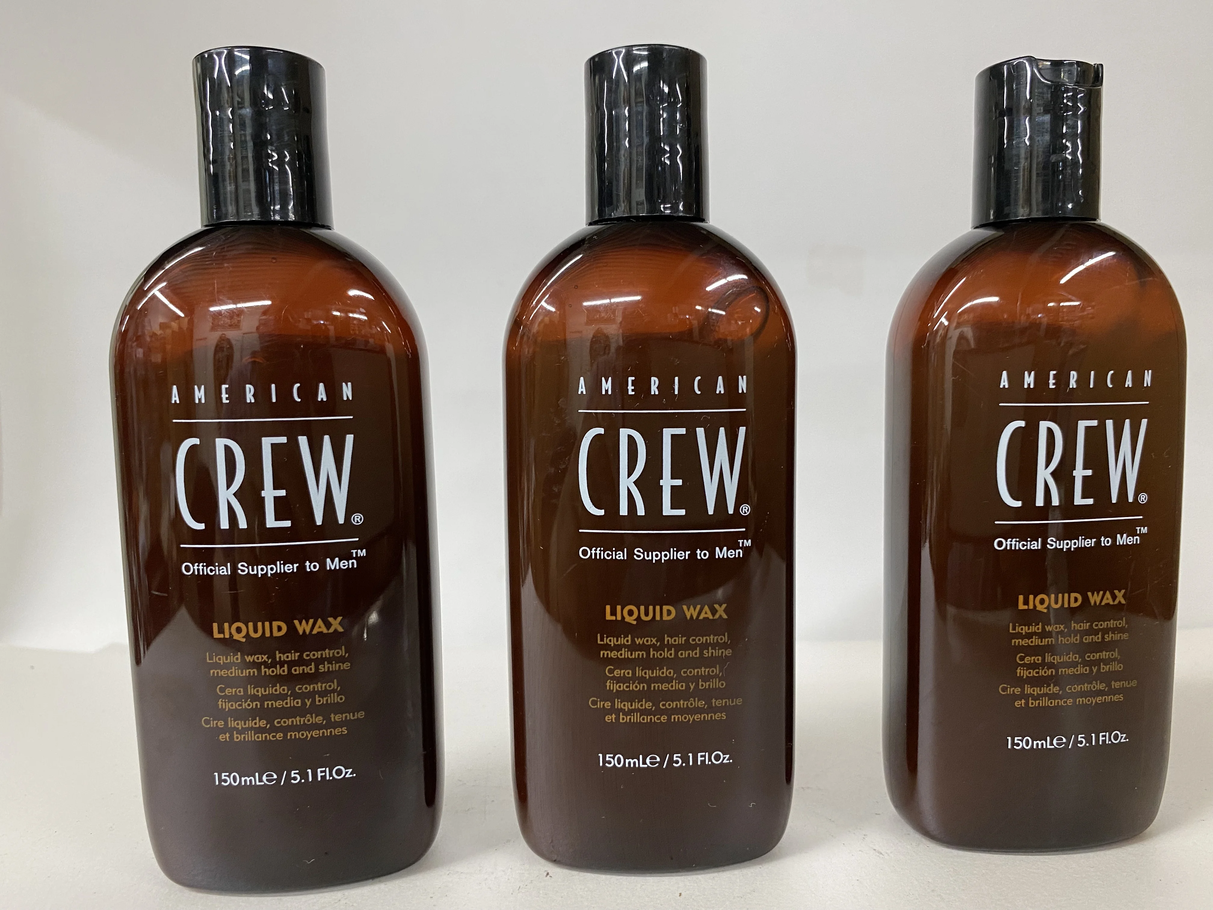 3 Pack     American Crew Official Supplier to Men Liquid Wax, 5.1 fl oz
