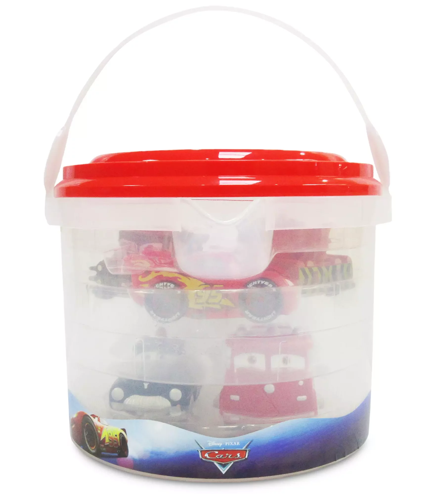 Disney Store Cars Bath Set Lightning McQueen Sarge Sheriff Mater Red New