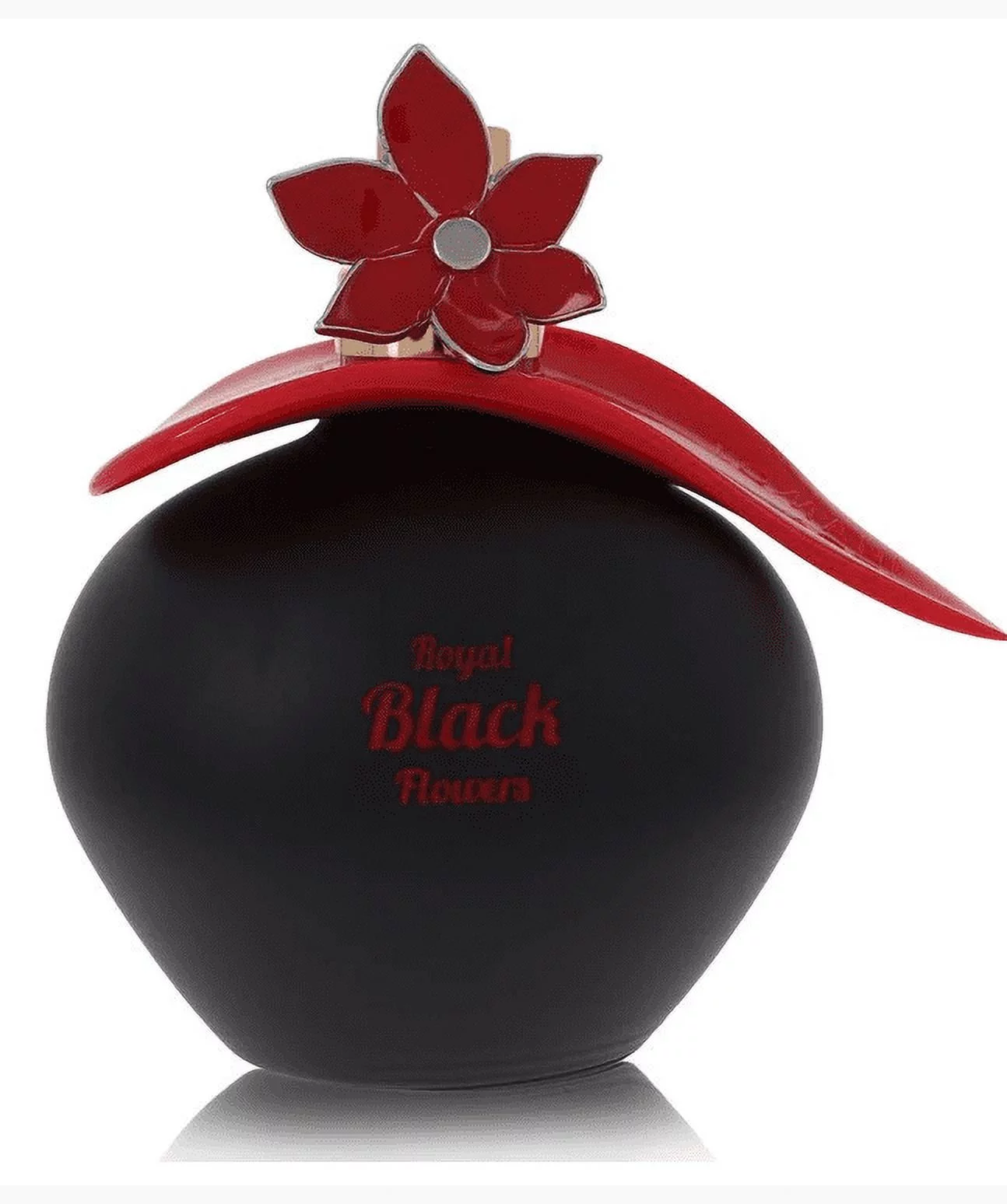 Royal Black Flowers by Lomani Eau de Parfum for Women 3.3 Oz *EN