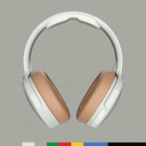 Skullcandy Hesh ANC Over-Ear Noise Cancelling Wireless Headphones with Charging Cable, 22 Hr Battery, Microphone, Works with iPhone Android and Bluetooth Devices - True Black