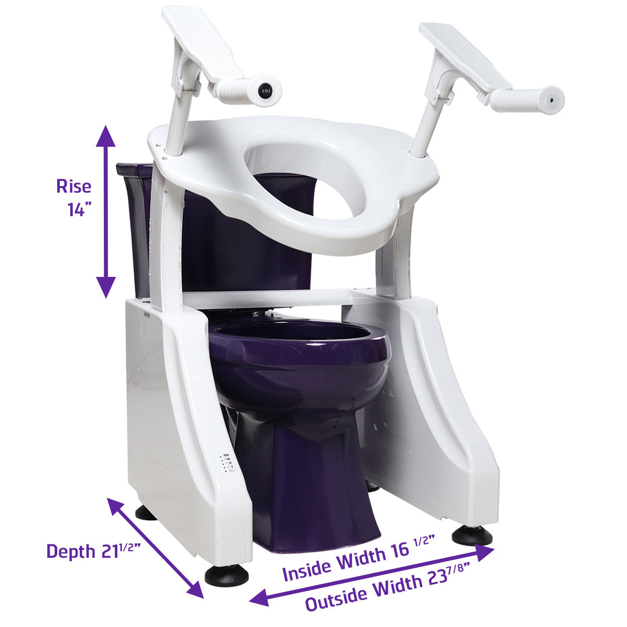 Dignity Lifts – Deluxe Toilet Lift – DL1 – In Stock, Ships Now