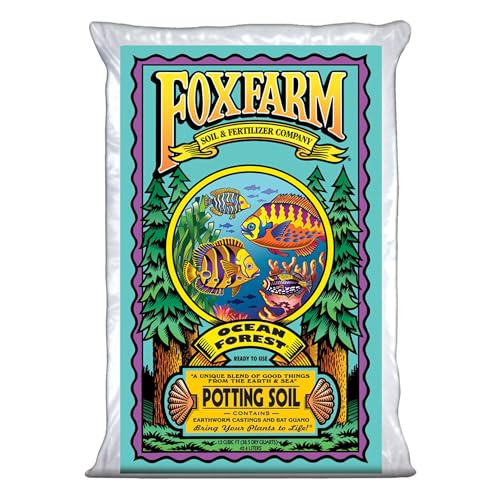 FoxFarm Ocean Forest Potting Soil, 1.5cu ft - Light, Aerated Texture, Designed for All Container Plants - pH Adjusted for Optimal Nutrient Uptake, Effectively Retains Moisture