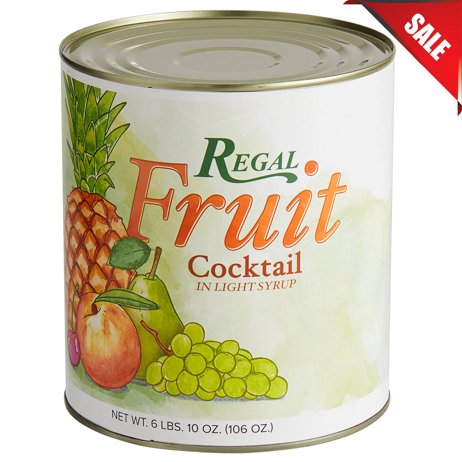 Regal #10 Can Fruit Cocktail in Light Syrup - 6/Case