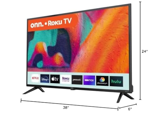 ONN 50-Inch Class 4K Ultra HD LED Smart TV HDR (2160p) Resolution, 60 Hz Refresh Rate, DLED Display, Wireless Streaming, 100012585 (Renewed)