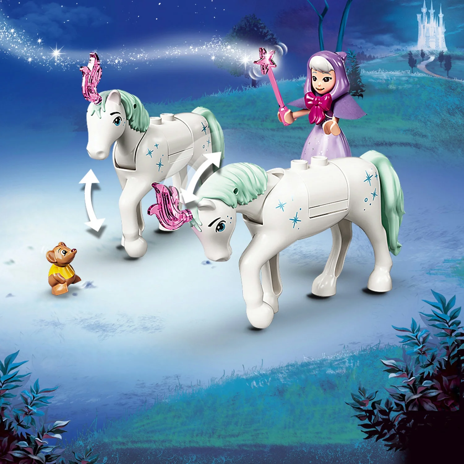 LEGO Disney Cinderella’s Royal Carriage 43192; Creative Building Toy Makes a Great Gift (237 Pieces)