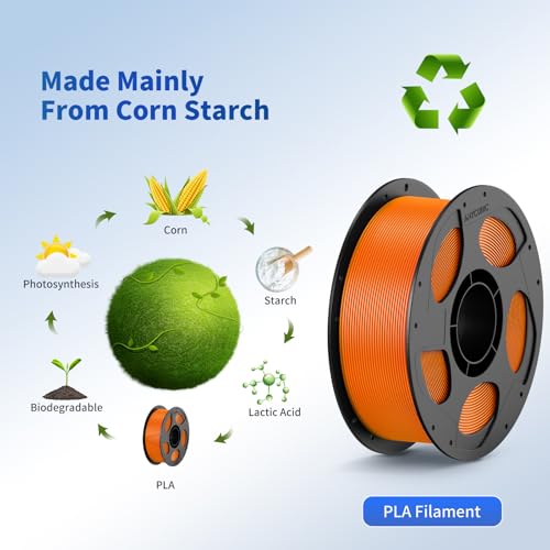 ANYCUBIC PLA+ 3D Printer Filament Bundle, PLA Plus 1.75mm Dimensional Accuracy +/- 0.02mm, Fit Most FDM 3D Printers, 1KG Spool, 2KG Gray+Gray