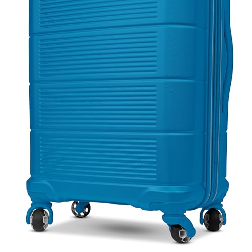 American Tourister Stratum 2.0 Expandable Hardside Luggage with Spinner Wheels, Purple Haze, Carry-on