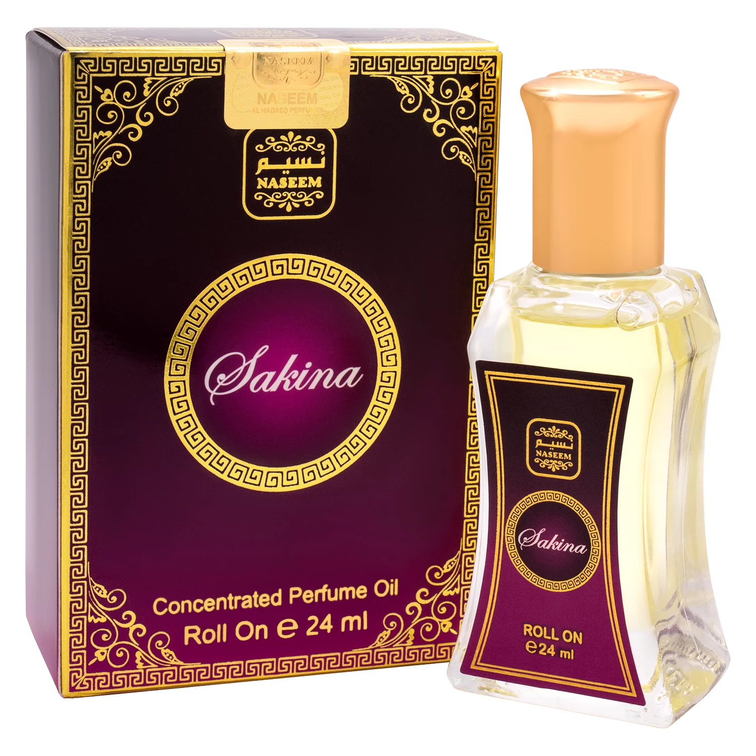 Sakina Perfume Oil Non Alcoholic Fruity Floral Cedar Women Perfume Naseem