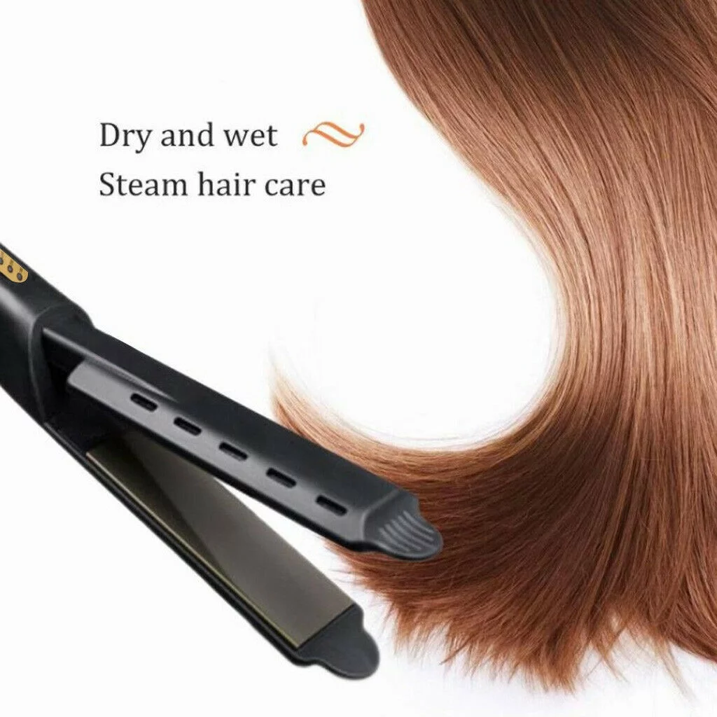 Hair Straightener Ceramic Tourmaline Ionic Flat Iron Professional Glider 4 Gear Exhaust Ceramic