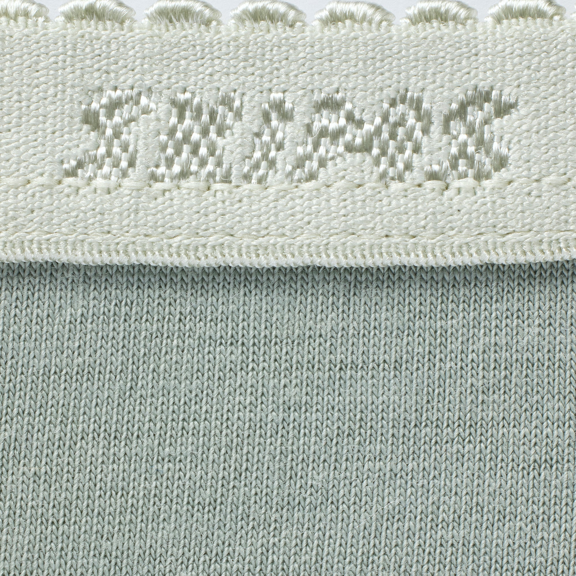 LIGHTWEIGHT COTTON LOGO PICOT STRING BIKINI | MINERAL