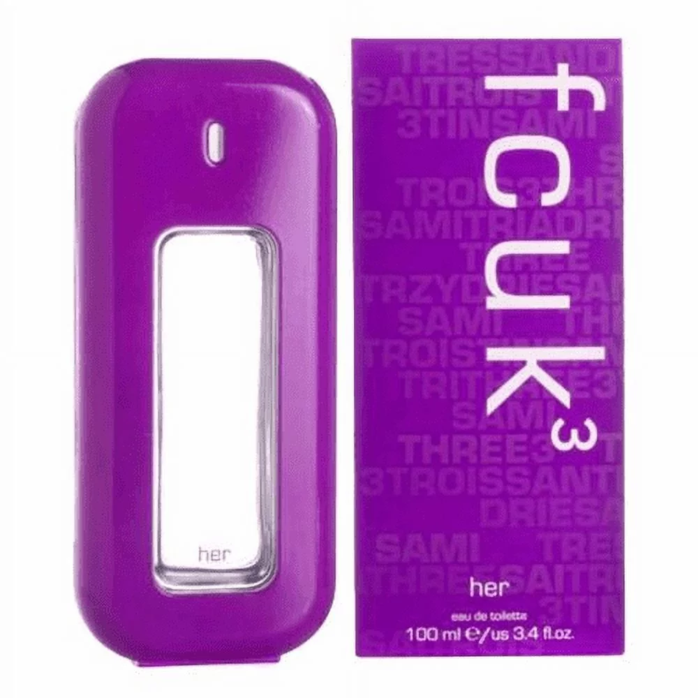 Fcuk 3 Eau De Toilette Spray By French Connection 3.4 Oz