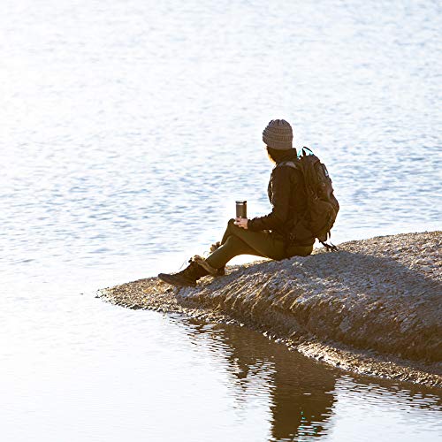 WACACO Octaroma Classico Vacuum Insulated Coffee Mug, Double-wall Stainless Steel Travel Tumbler With Drinking Lid, 6 fl oz (180ml), Carmine Red