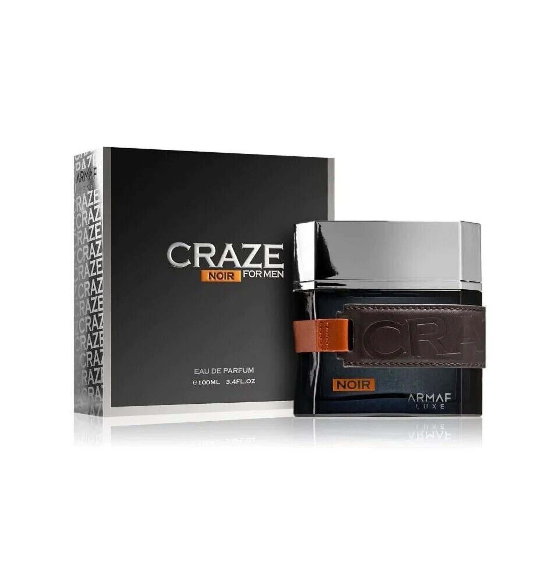 Armaf Craze Noir by Armaf Eau De Parfum Spray 3.4 oz for Men