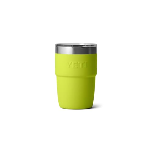 YETI Rambler 8 oz Stackable Cup, Stainless Steel, Vacuum Insulated Espresso Cup with MagSlider Lid