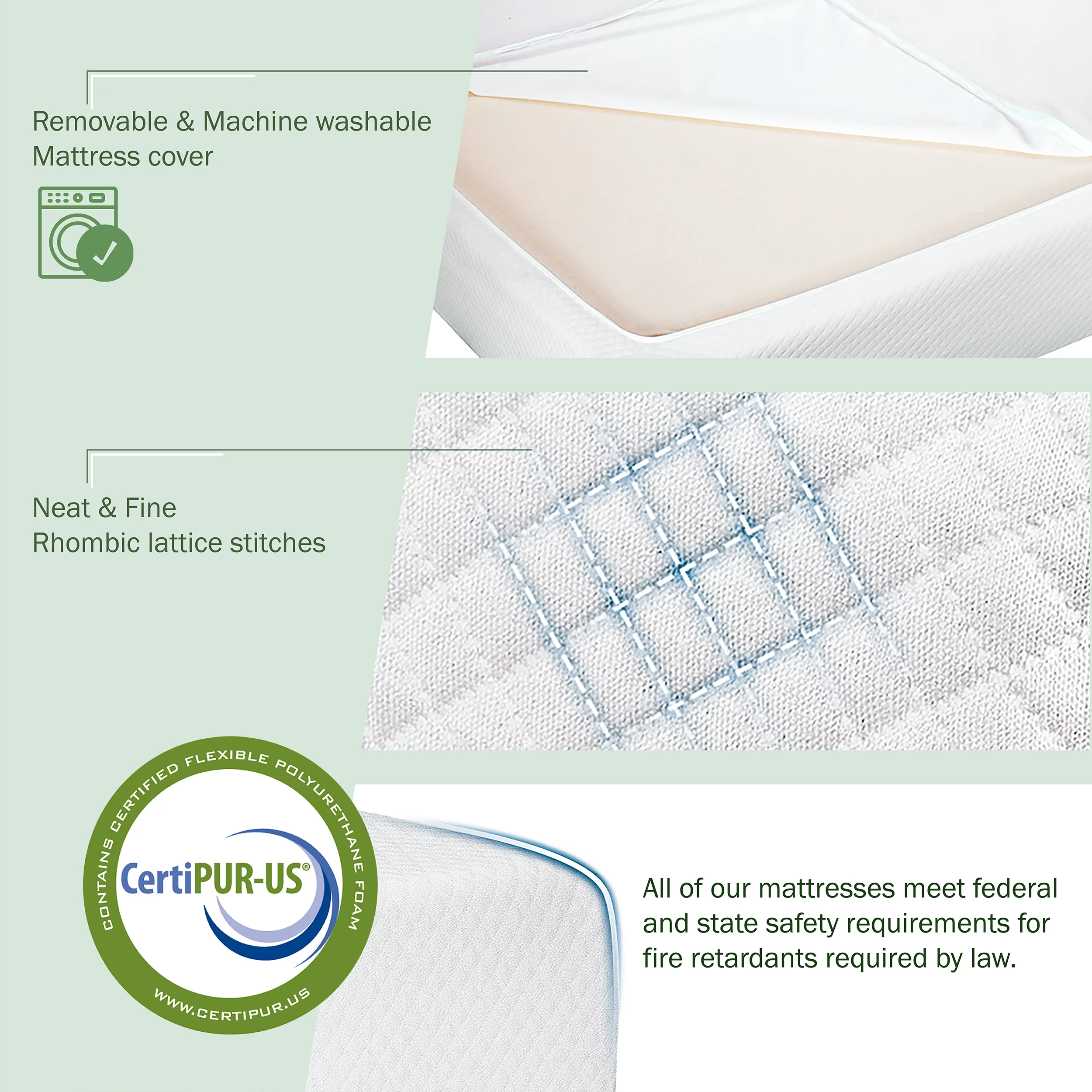 Furniture of America Eastern King Leatherette Bed with 10-Inch Mattress, Espresso (Assembly Required)