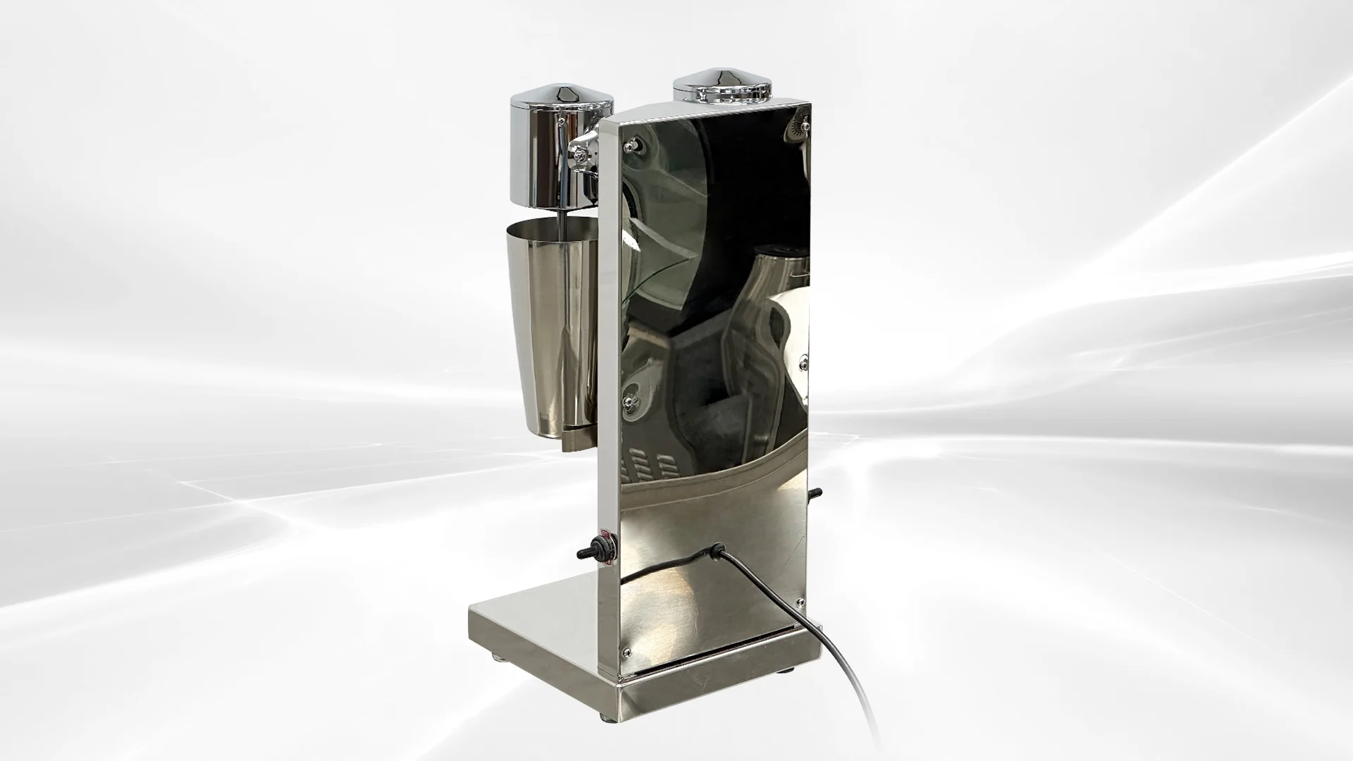 Commercial Stainless Steel Milk Shake Machine Double Head Drink Mixer EMS-2 110V