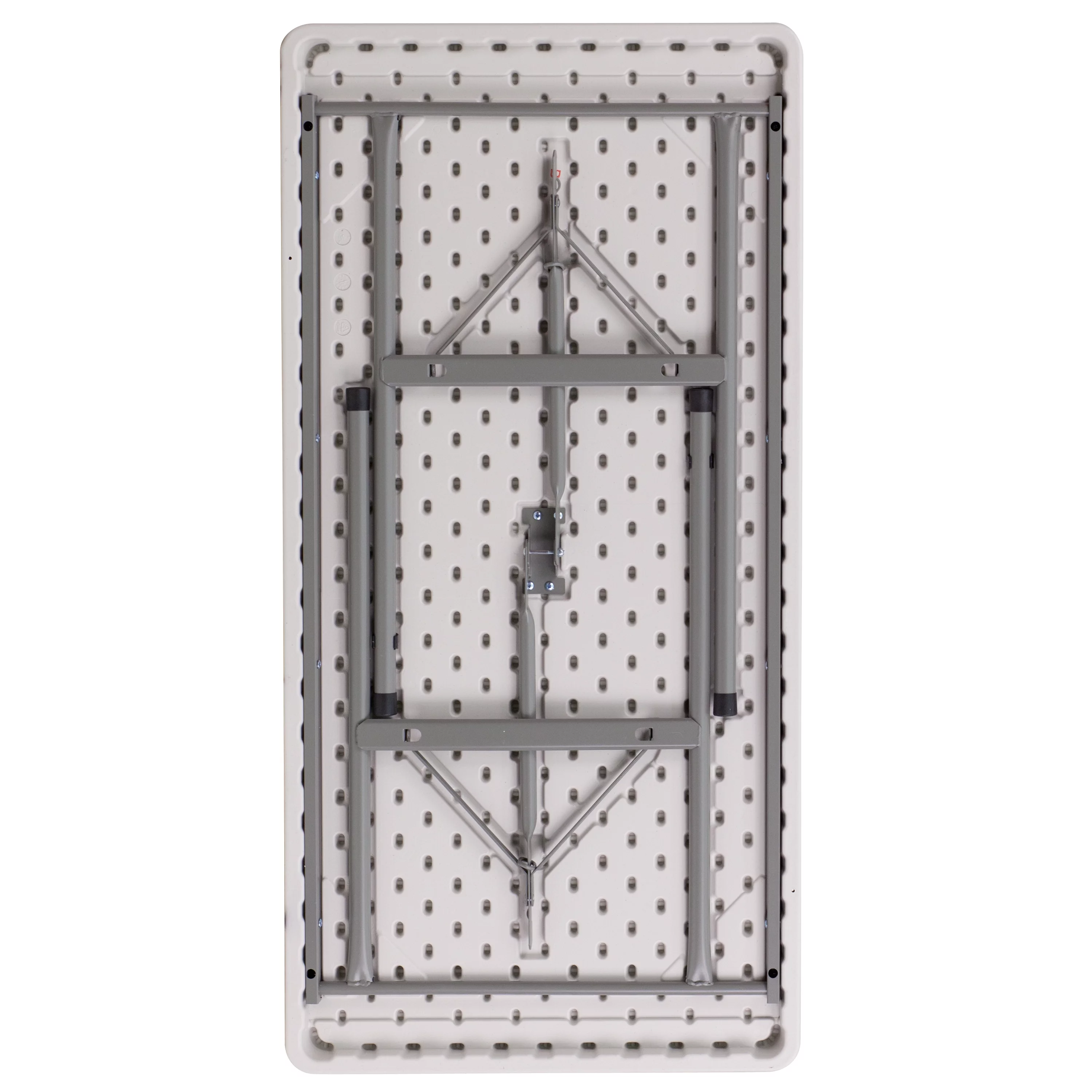 Flash Furniture 4-Foot Granite White Plastic Folding Table