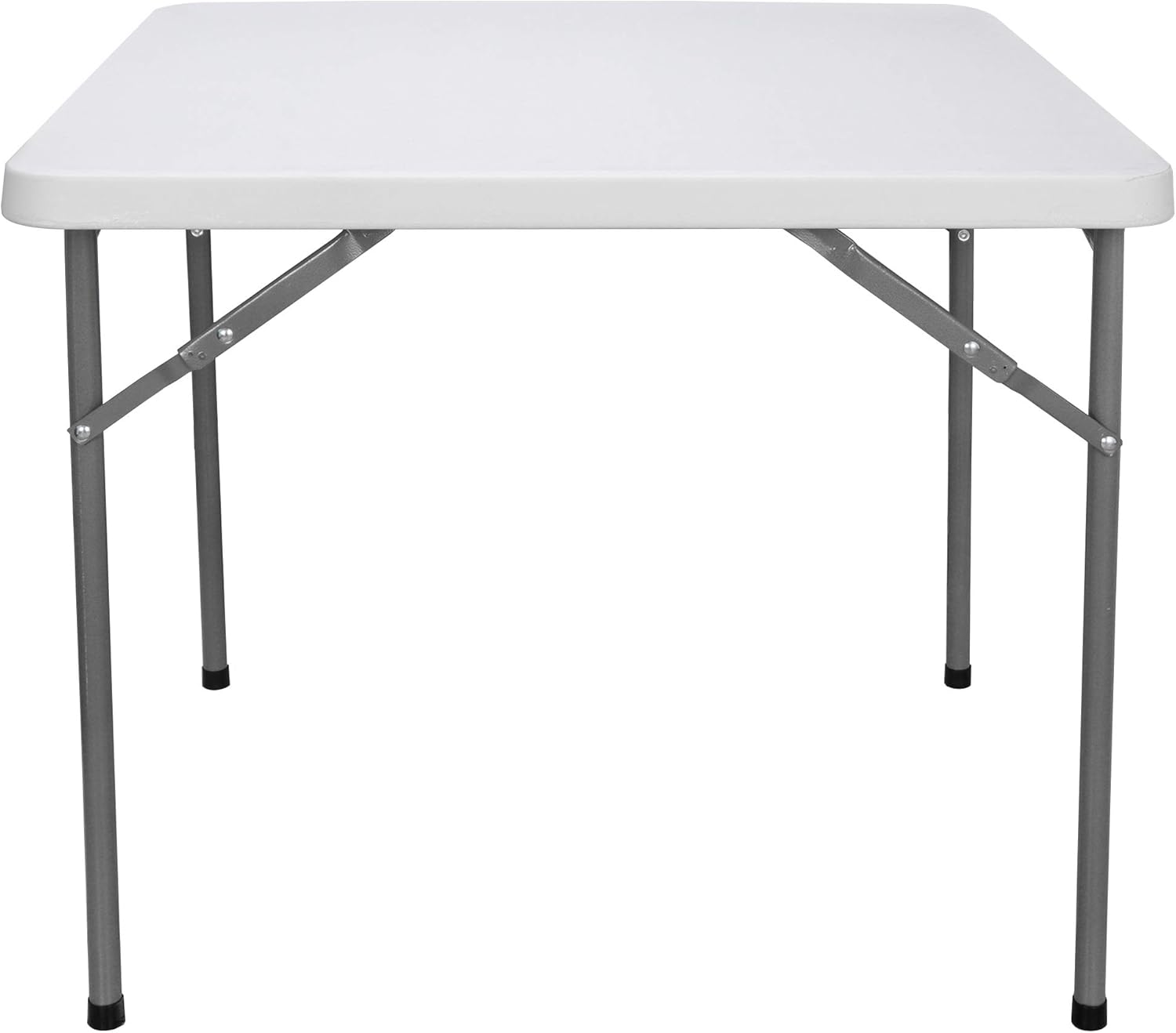 SUPER DEAL Square Folding Card Table, 3ft Indoor Outdoor Portable Camping Picnic Plastic Table