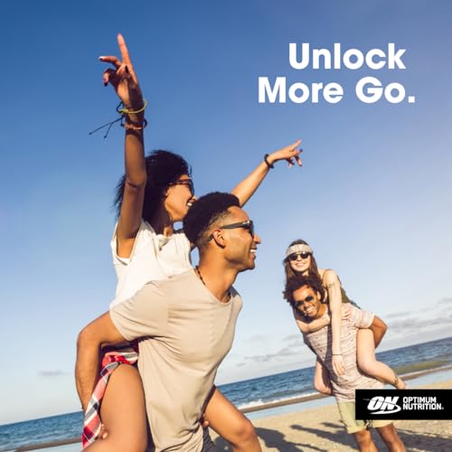 Optimum Nutrition Essential Amino Energy Plus Electrolytes Stick Packs, Energy Powder, Strawberry Burst, 7 Count