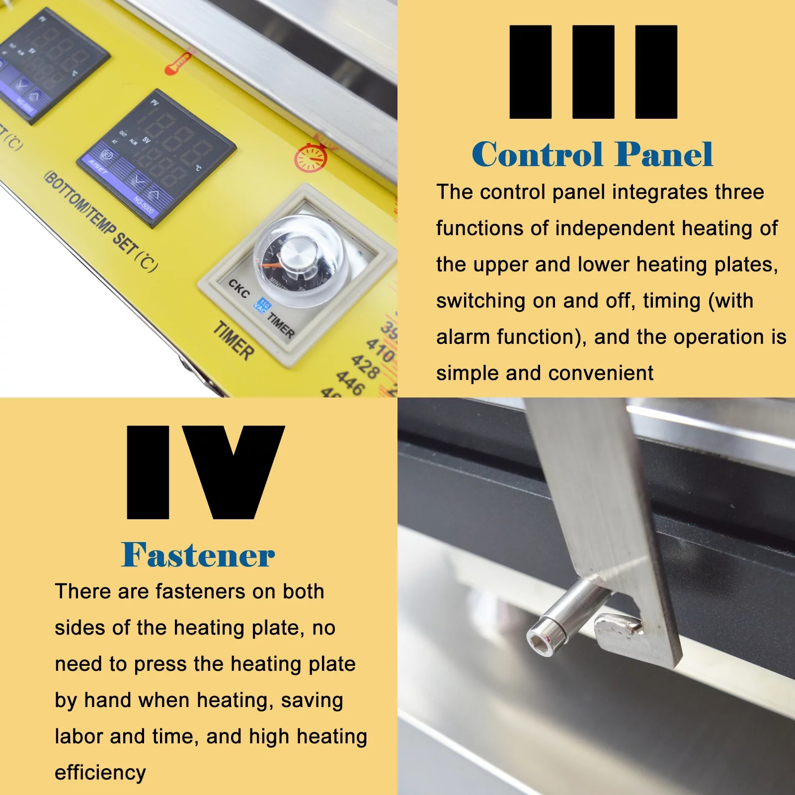 INTBUYING Commercial Tart Shell Machine Custard Tart Pie Waffle Maker 13 Holes