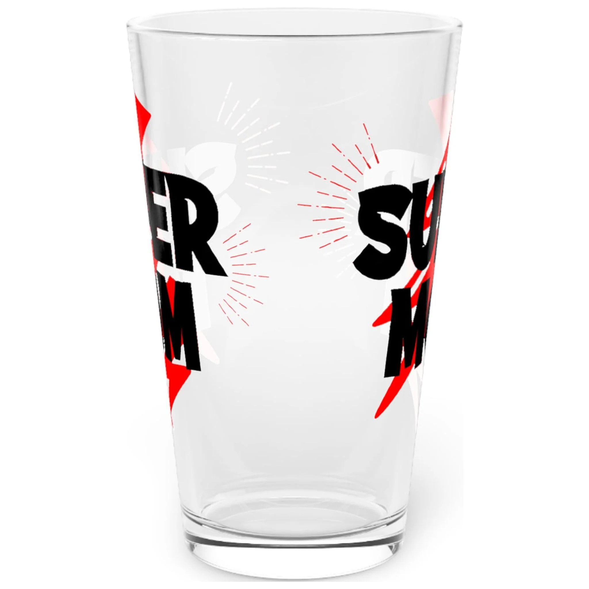 Super Mom Pint Glass, 16oz