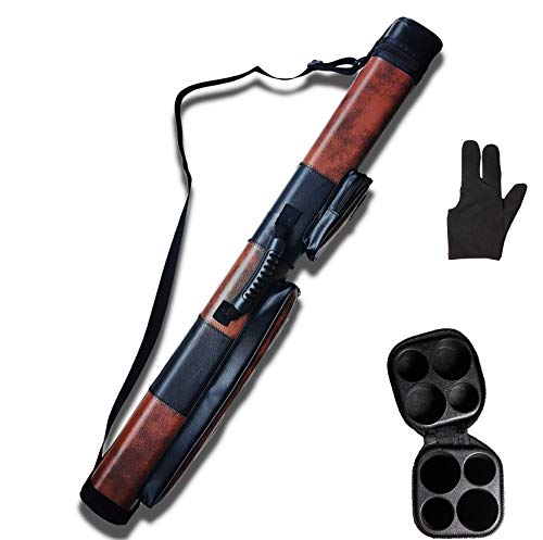 2x2 Hard cue case Square Pool Cue Billiard Stick Carrying Case