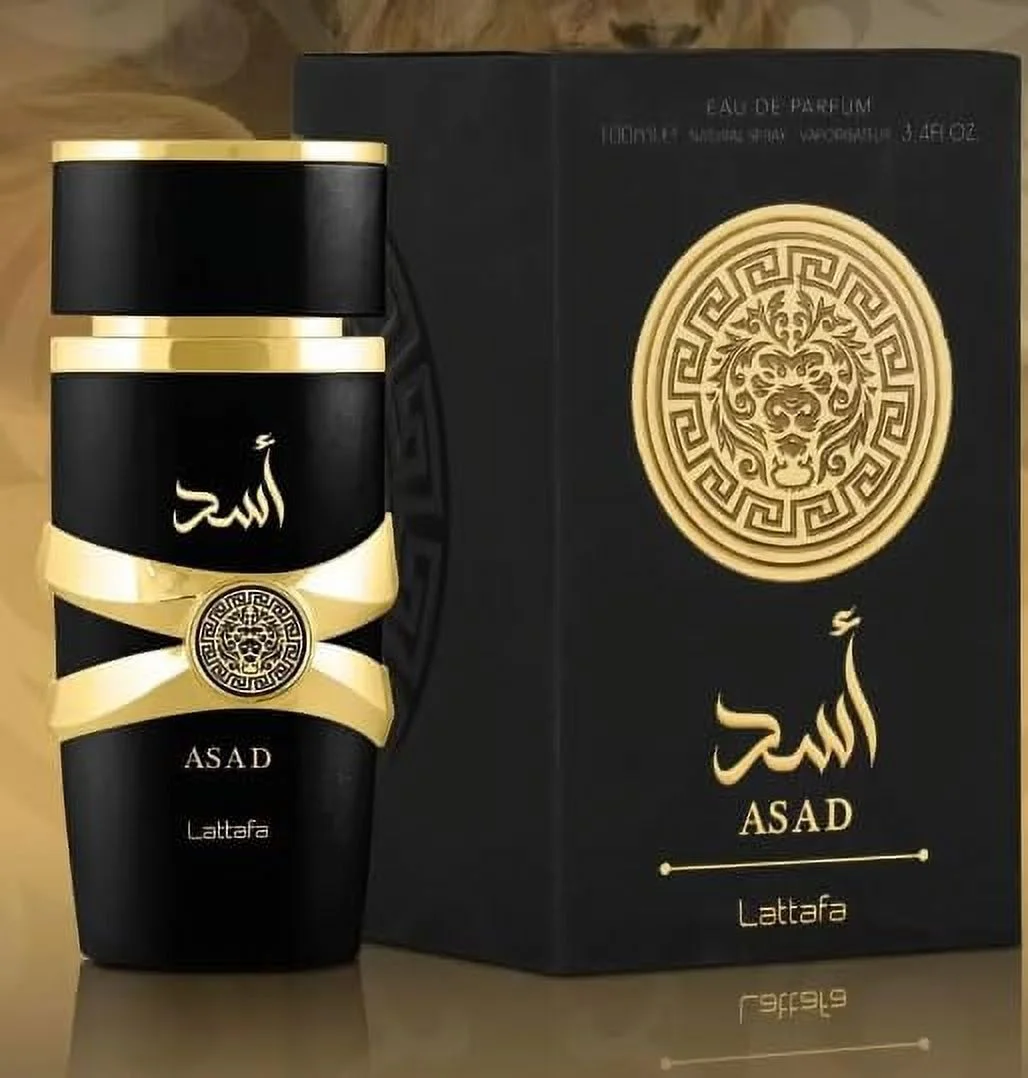 Asad Eau de Parfum 100-ML 3.4 Floz Long Lasting Perfume Rich Luxury Premium Unisex Frangrance Spray. Top Notes-Black Pepper, Pineapple, Tobacco