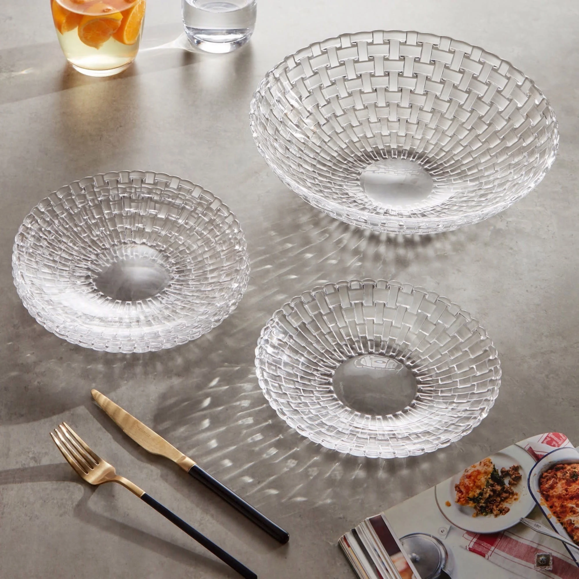 Nachtmann Bossa Nova 5-Piece Serving Set, Clear