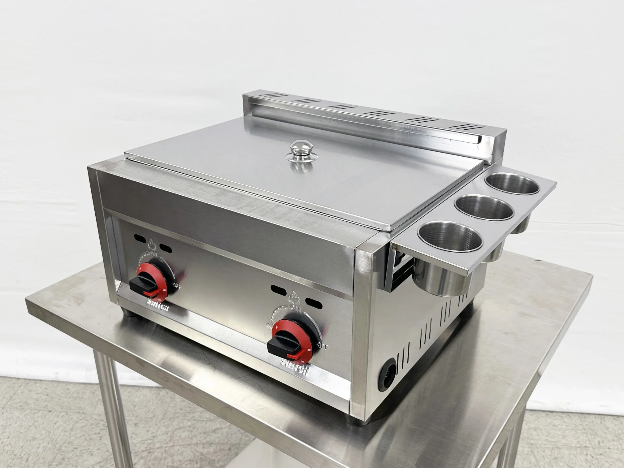 7 gallon Commercial Countertop one pan Deep Fryer 2 Basket Propane (LPG) with Metal Tube FY13