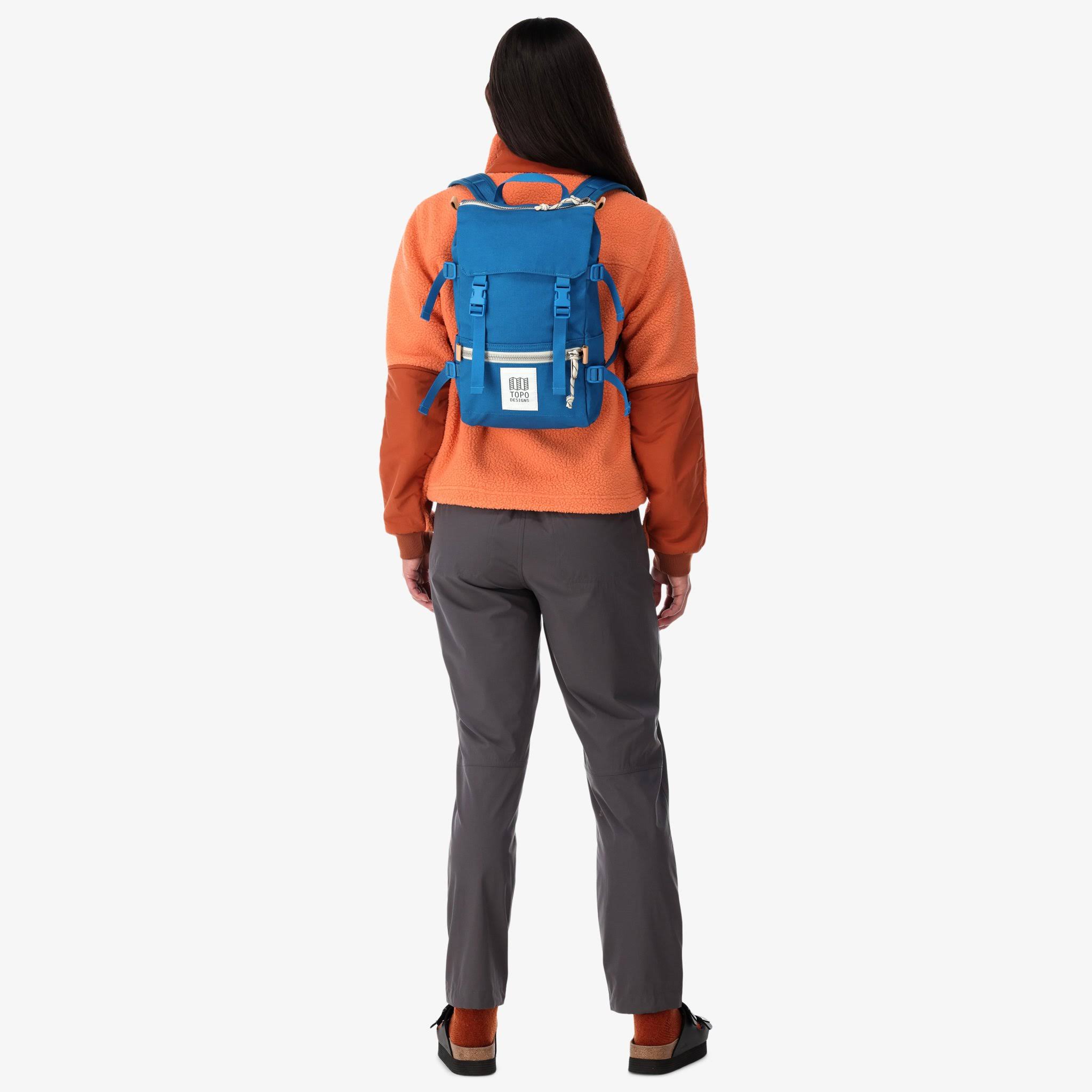 Topo Designs Rover Pack Mini Canvas in Blue