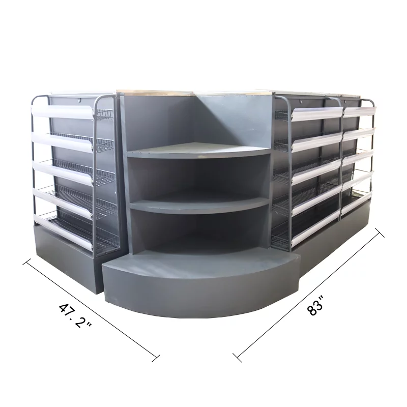 INTSUPERMAI Supermarket Checkout Cashier Counter Freely Assembled