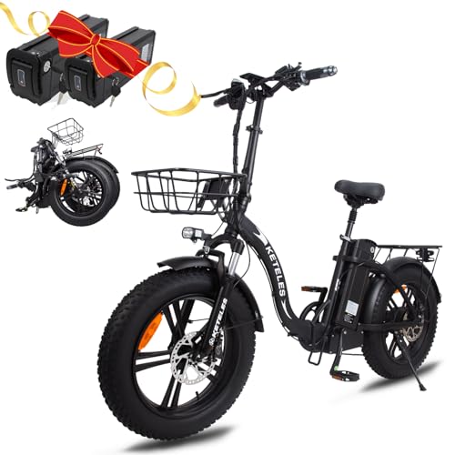 Electric Bike for Adults 1000W Folding Electric Bike Ebike with Removable Battery Fat Tire Electric Bicycle Long Range E Bike with Color Display Hydraulic Brake 7 Speed Gears