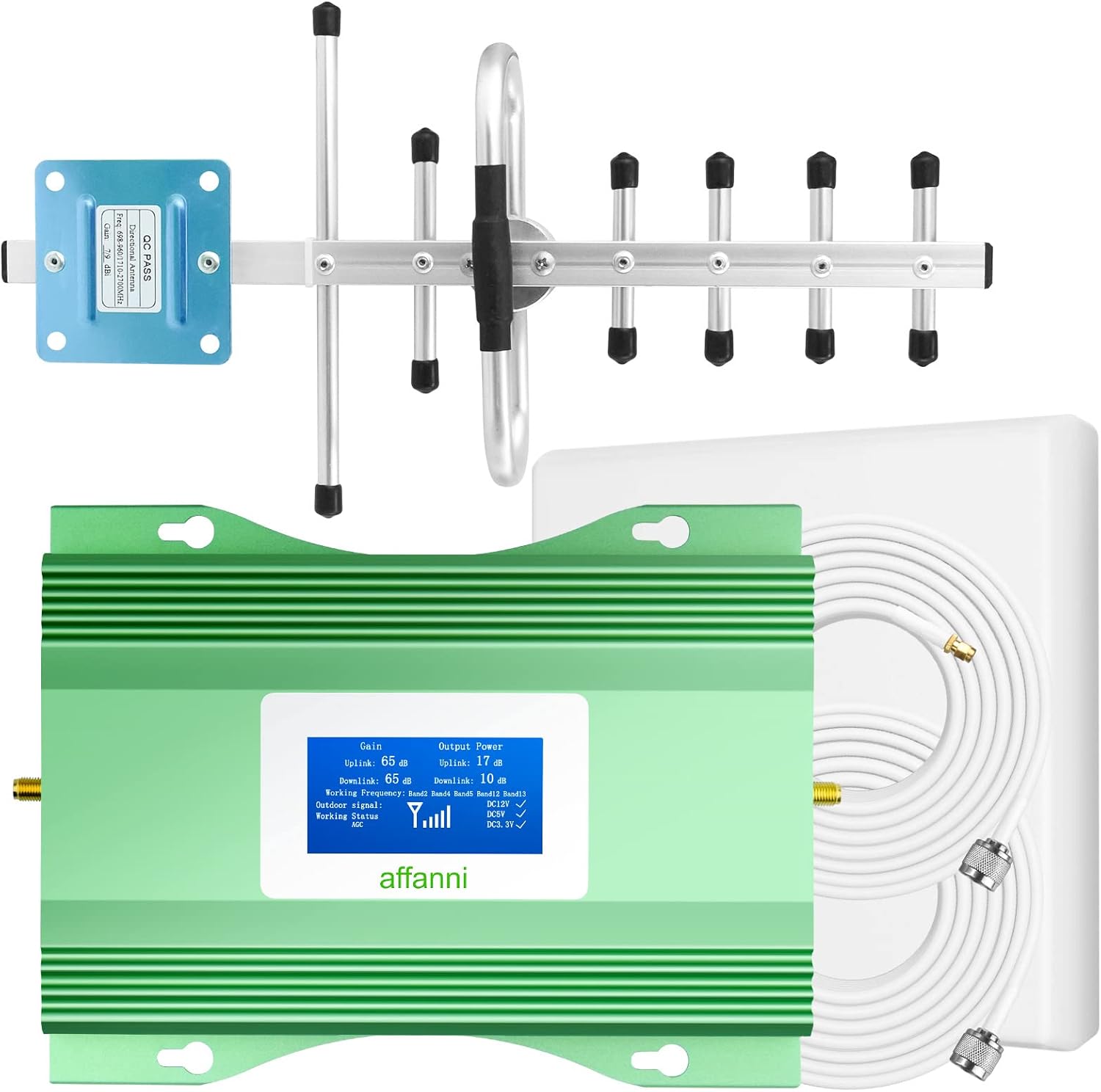 AT&T Cell Phone Signal Booster Verizon ATT Signal Booster 4G LTE 5G Boost Data 5,000sq ft for All US Carriers T Mobile ATT Cell Phone Booster for Home Verizon Cell Signal Booster AT&T Signal Booster