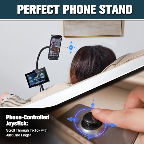 Massage Chair Full Body, 2025 Zero Gravity SL-Track Shiatsu Massage Recliner Chairs with 12 Auto Modes, Foot Rollers, Waist & Calf Heating, Thai Yoga Stretch, AI Control & Body Scan L183 Black