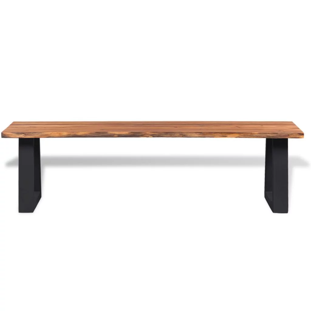 Carevas Bench Solid Acacia Wood 63