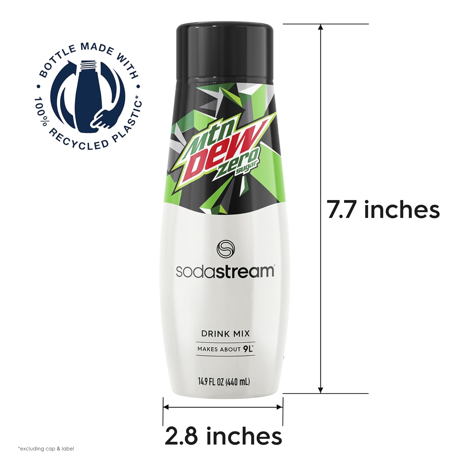 SodaStream® Mountain Dew ® Zero Sugar Soda Drink Mix, 14.9 Fl oz. (4 Pack)