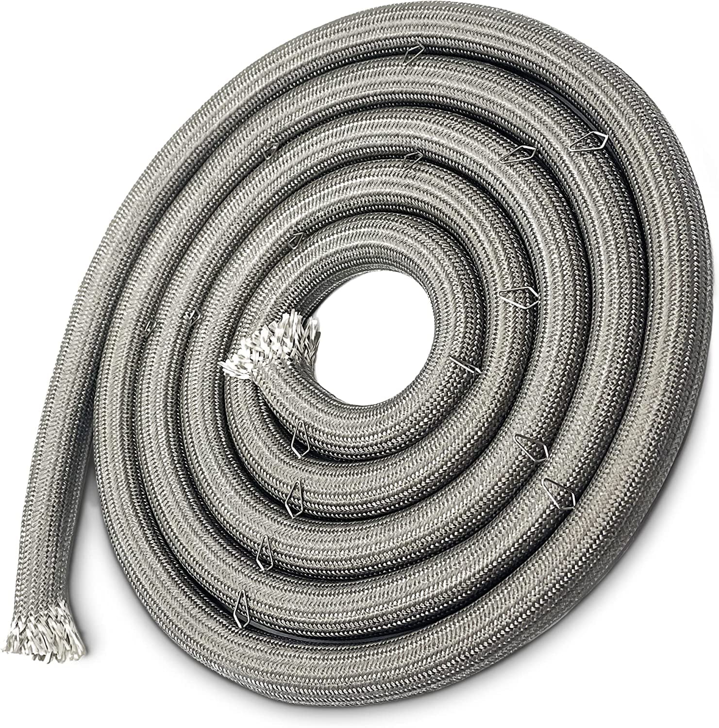 Whole Parts Range/Oven Door Seal Gasket (Including 16 Mounting Clips) Part# 5304498835 - Replacement & Compatible with Some Frigidaire, White Westinghouse and Kenmore Ranges or Ovens