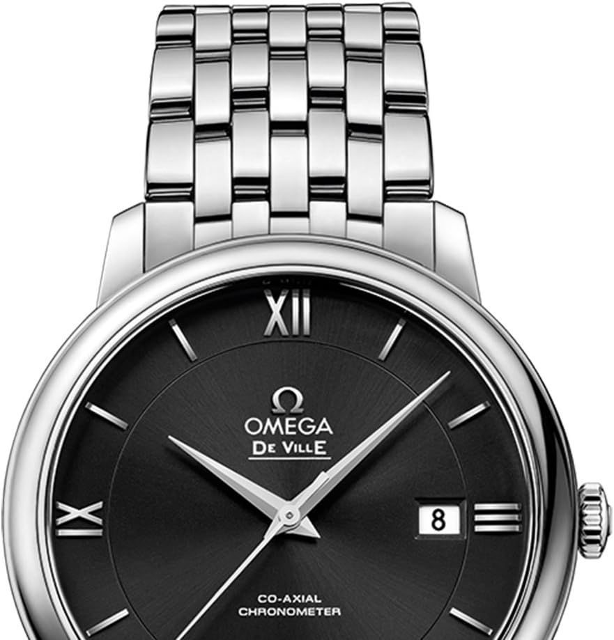 Omega De Ville Prestige Automatic Chronometer Black Dial Men's Watch 424.10.40.20.01.001