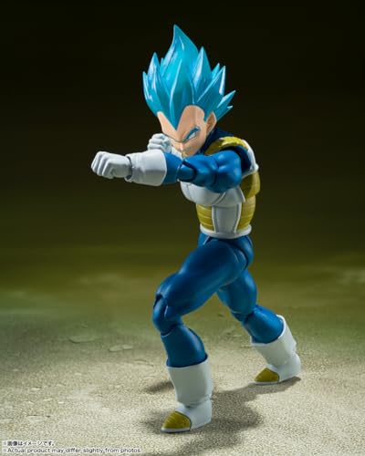 TAMASHII NATIONS - Dragon Ball Super - SSGSS Vegeta -Unwavering Saiyan Pride- S.H.Figuarts Action Figure