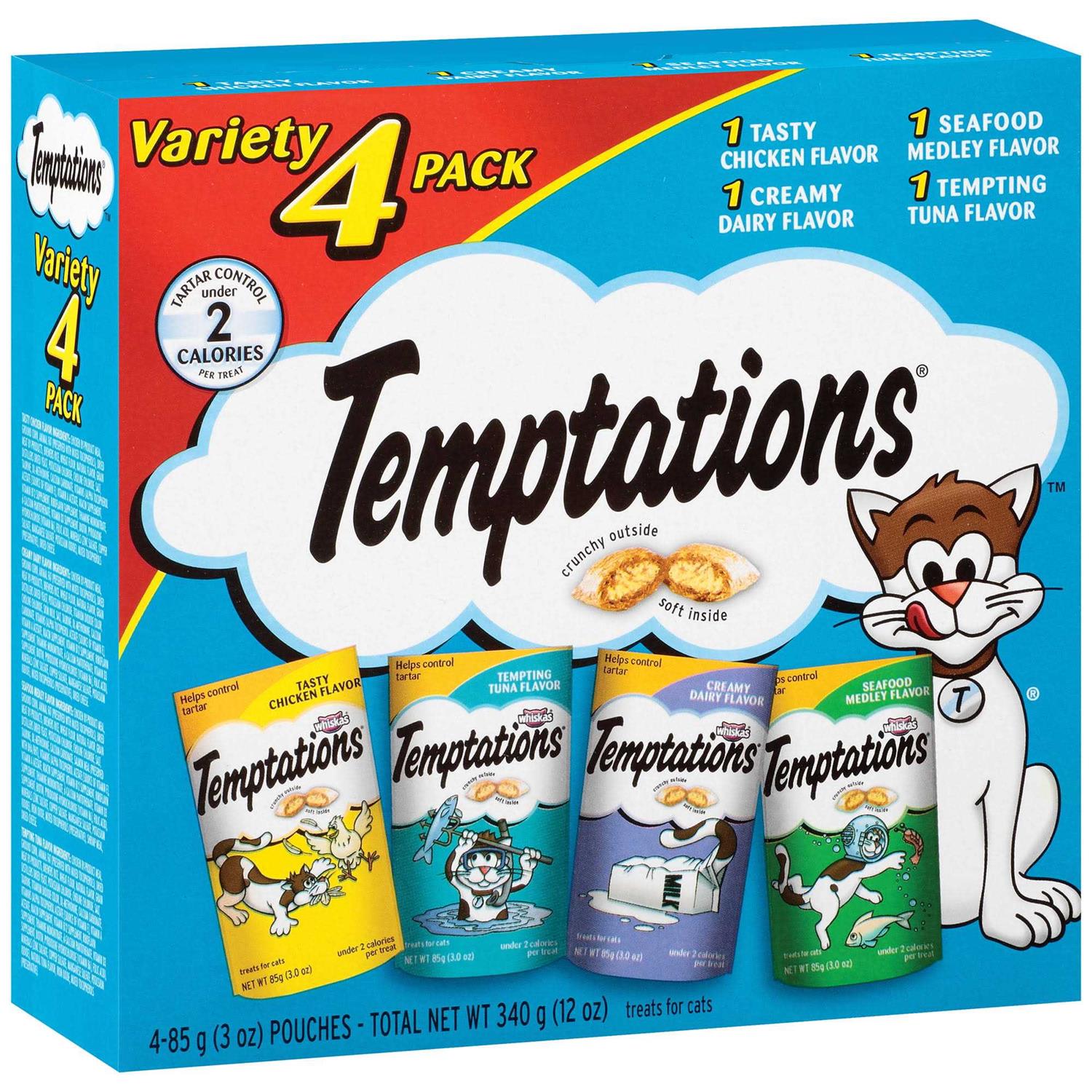 Temptations Classic Crunchy and Soft Cat Treats Variety Pack - Pet Supplies online store