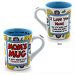 Enesco 4026928 Our Name Is Mud by Lorrie Veasey Mom's Mug, 16-Ounce, 4-1/2-Inch