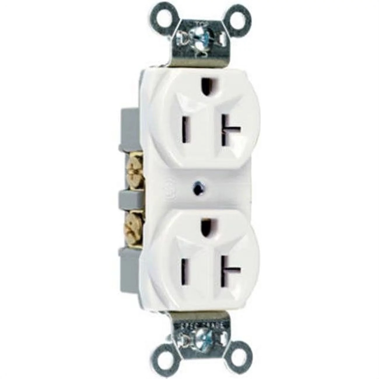 CRB5362WCC12 Heavy Duty Duplex Outlet, 20A, White