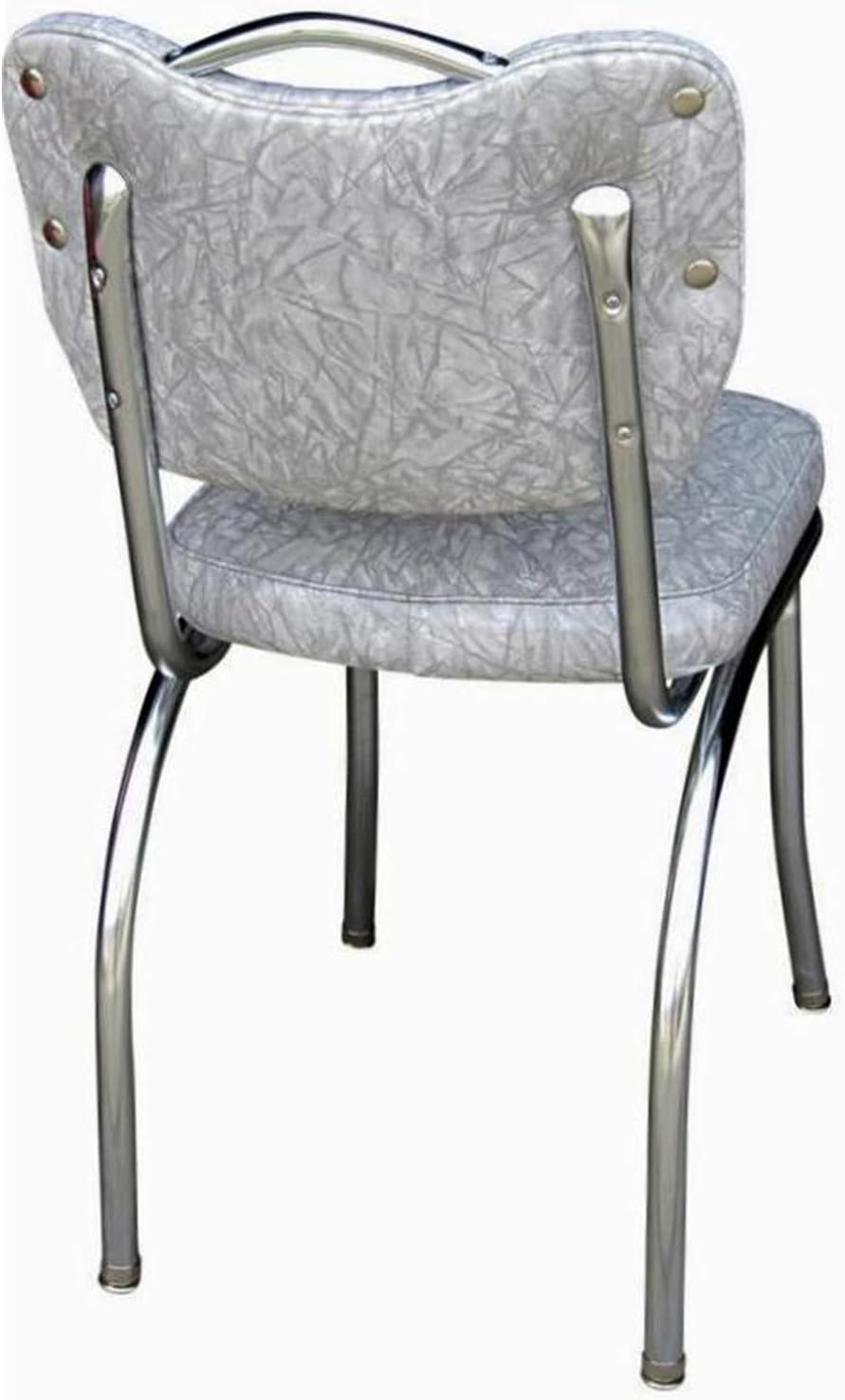 Handle Back Diner Chair with Single Tone Channel Back & 2