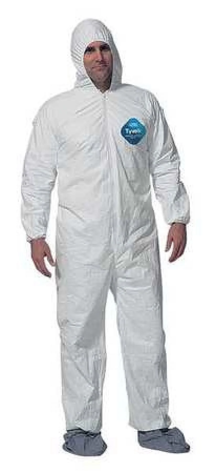 Dupont Hooded Coverall w/Boots,White,M,PK25  TY122SWHMD0025NF