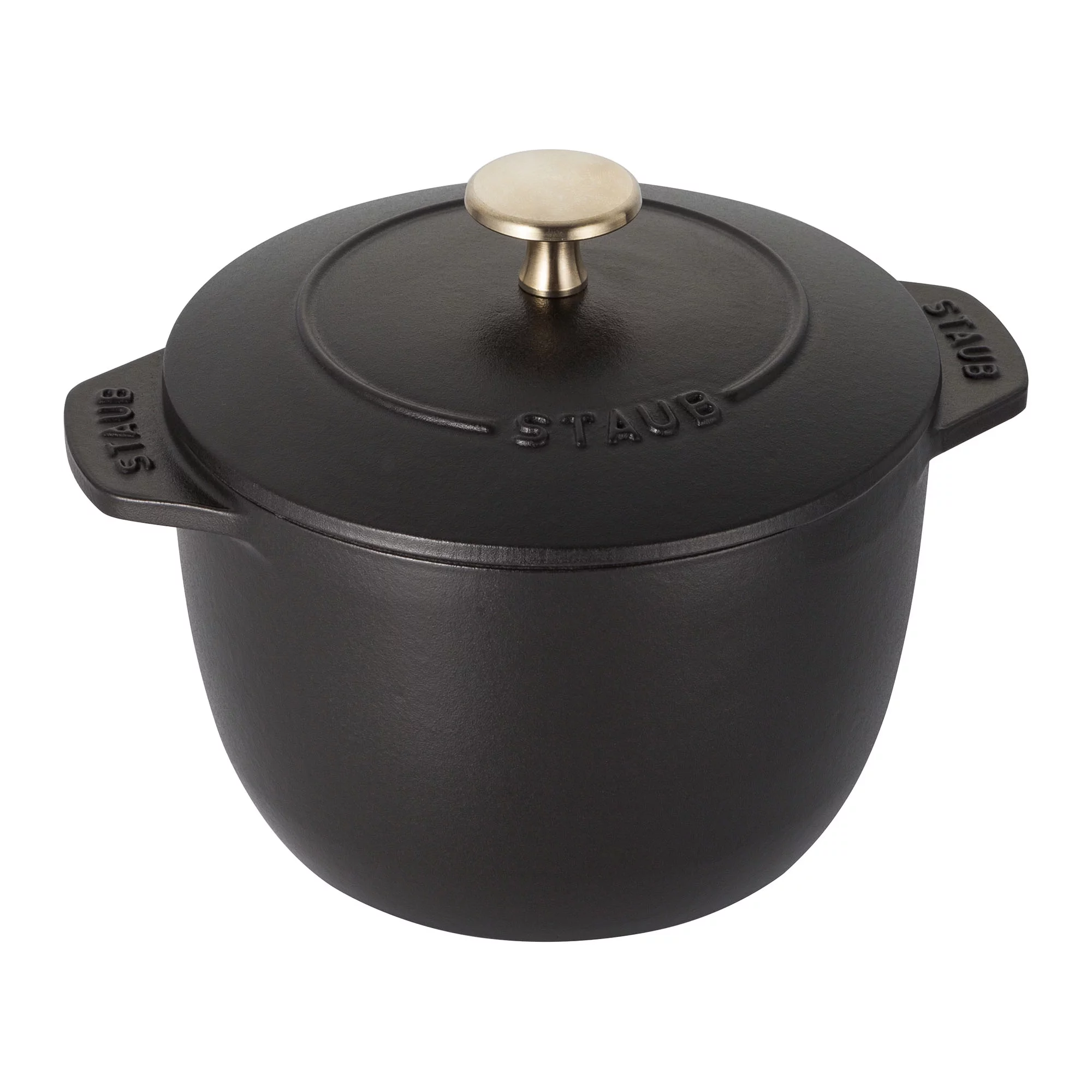Staub Cast Iron 0.75-qt Petite French Oven - Matte Black