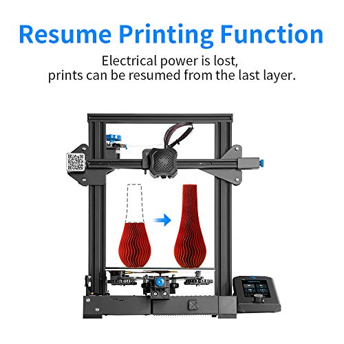 Official Creality Ender 3 3D Printer Fully Open Source with Resume Printing Function DIY Printers Build Volulme 8.66x8.66x9.84 inch