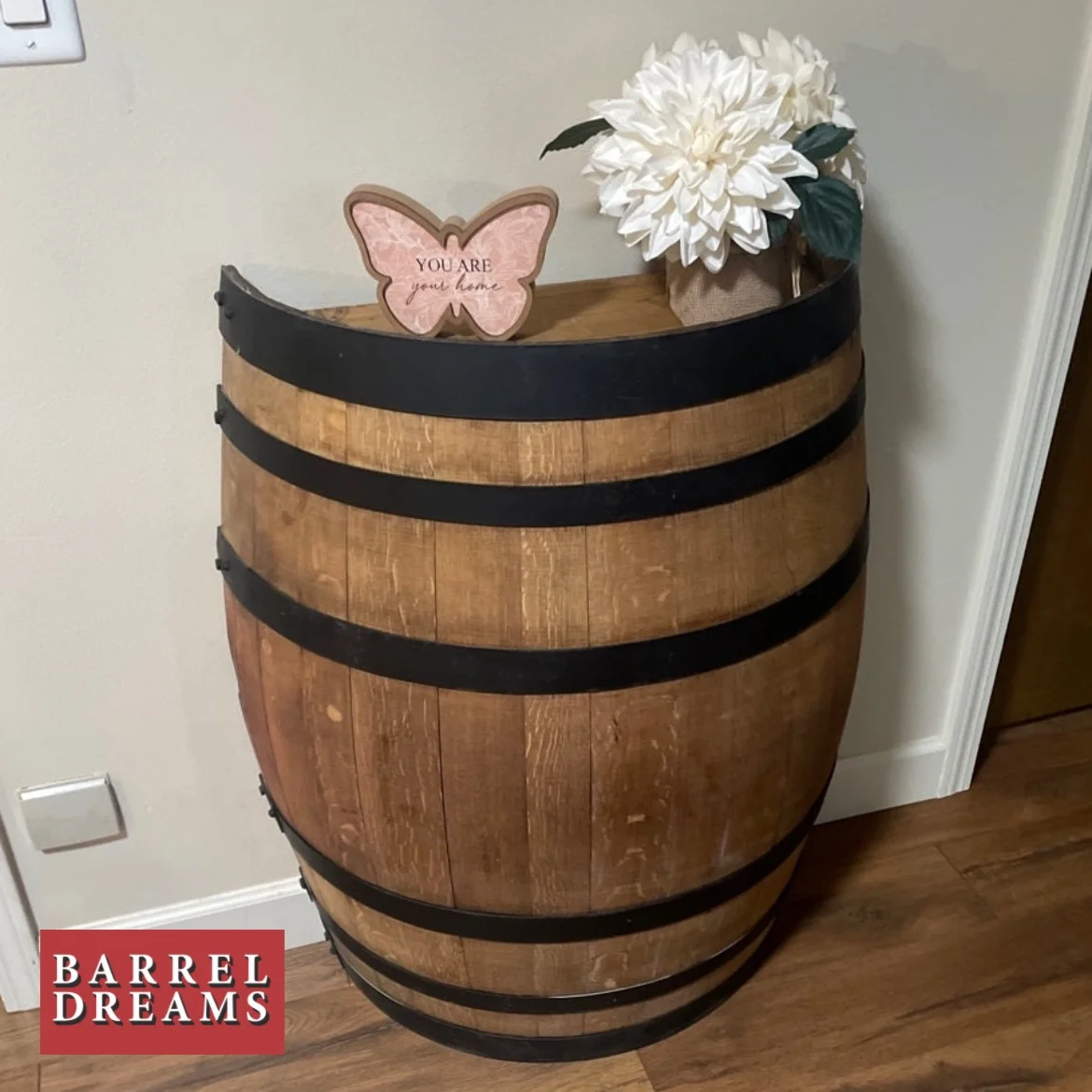 Long 1/2 Cut Wine Barrel