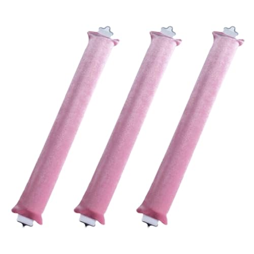 Overnight Heatless Curls, Heatless Blowout Rods, Velvet Blowout Rods Heatless Curling Rods with Hook, Hair Rollers for Blowout Look, Overnight Curls Flexii Rods to Sleep in for All Hairs Type