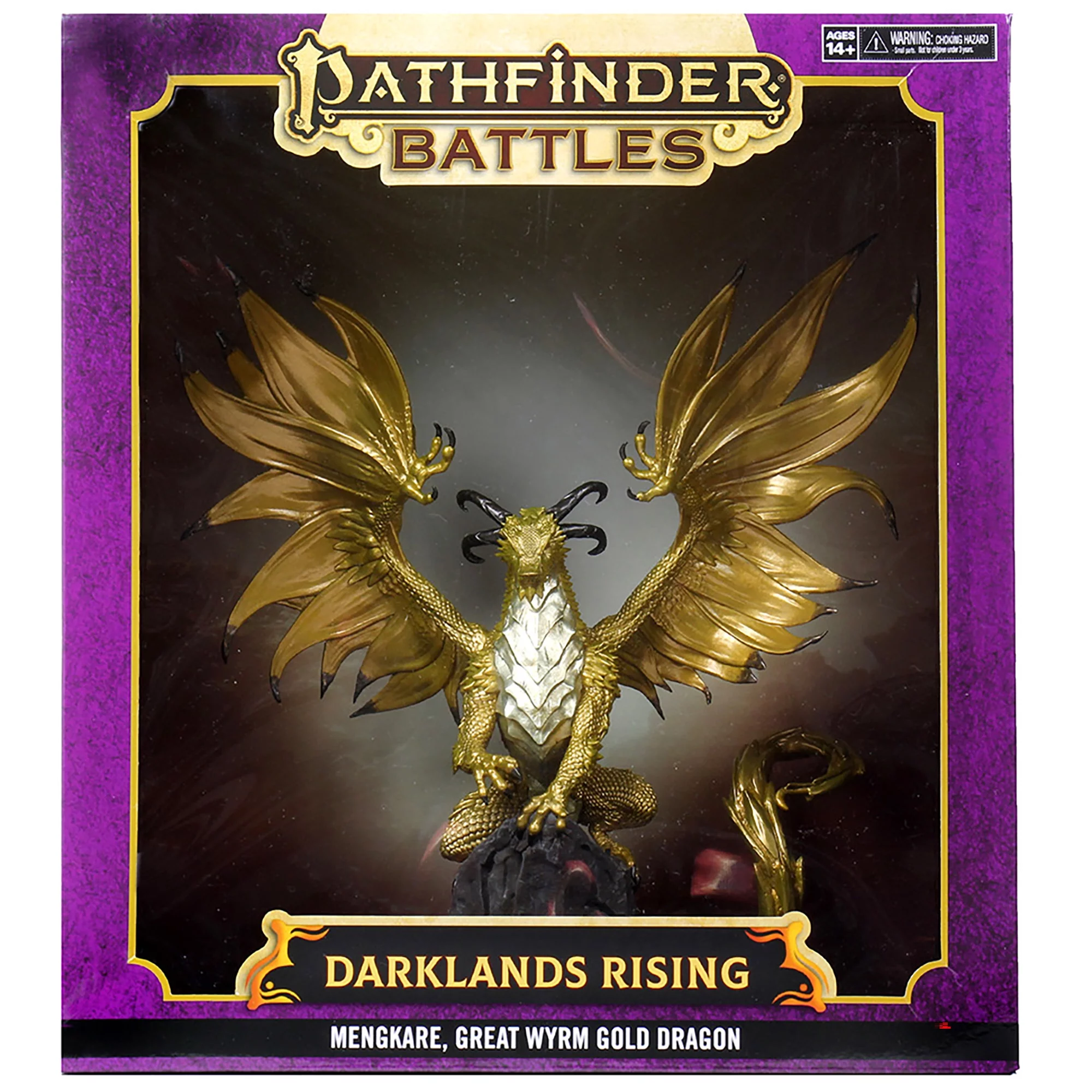 Pathfinder Battles: Darklands Rising: Mengkare Great Wyrm Premium Set - Painted Figure